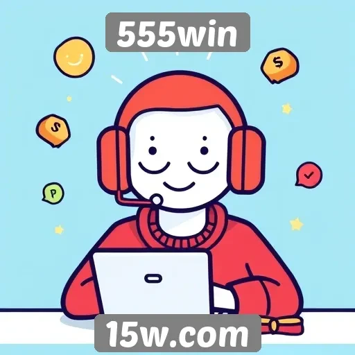 Suporte ao cliente e atendimento no 555win